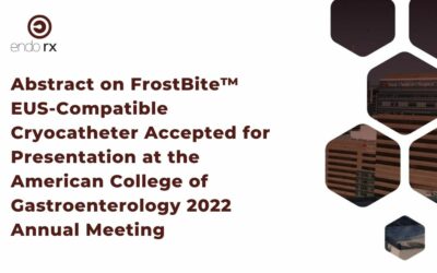 Abstract on FrostBite™ EUS-Compatible Cryocatheter Accepted for Presentation at the American College of Gastroenterology 2022 Annual Meeting